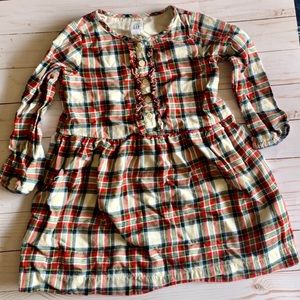 Baby Gap size 3 plaid flannel dress